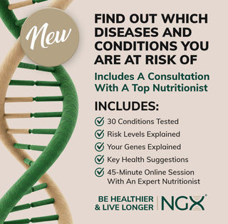 Personalised DNA Report of Your Genetic Predisposition to Common Diseases & Conditions